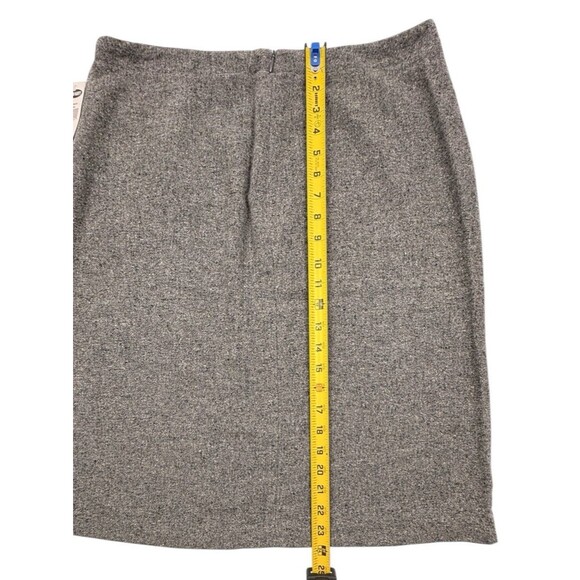 NWT Old Navy Gray Wool Blend Felted Knit Pencil Skirt Work Office Minimalist 12 - Picture 11 of 13